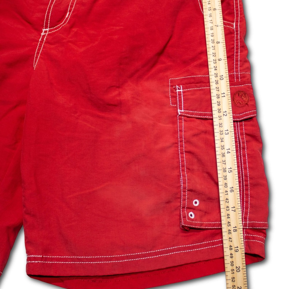 Gander Mountain Guide Series Cargo Board Shorts Mens Large Red - Picture 4 of 7